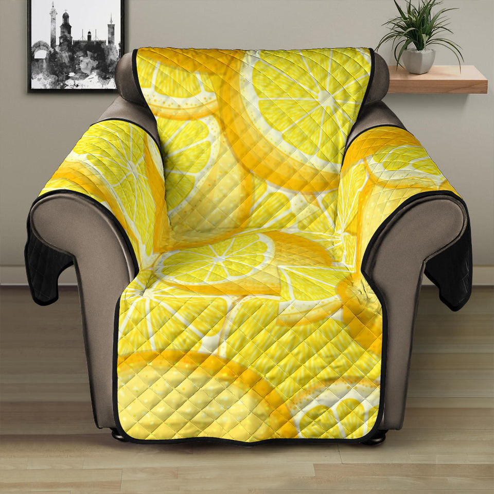 lemon pattern Recliner Cover Protector