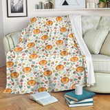 Lion Pattern Print Design 04 Premium Blanket