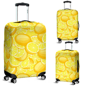 Lemon Pattern Luggage Covers