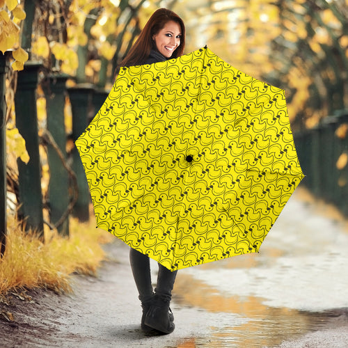 Duck Toy Pattern Print Design 02 Umbrella
