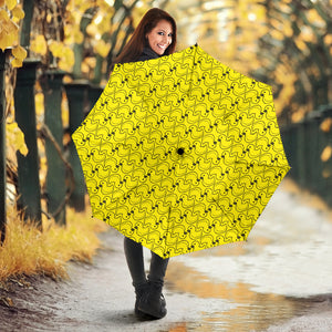 Duck Toy Pattern Print Design 02 Umbrella