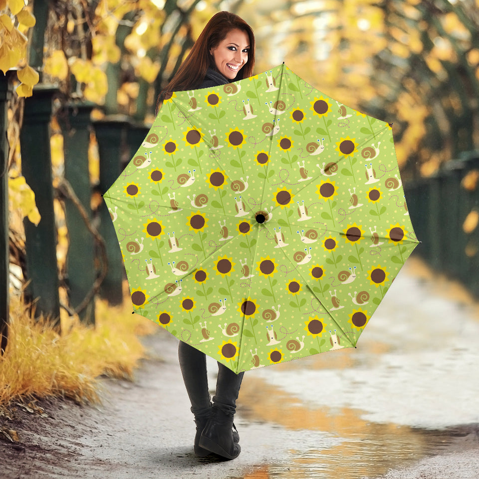 Snail Pattern Print Design 01 Umbrella