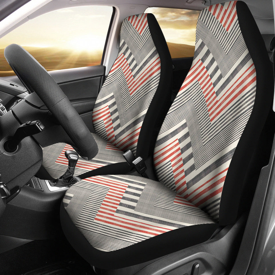 Zigzag Chevron Striped Pattern  Universal Fit Car Seat Covers