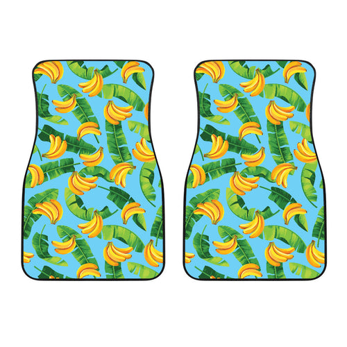 Banana Leaves Banana Design Pattern  Front Car Mats