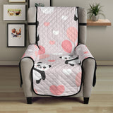 Cute panda ballon heart pattern Chair Cover Protector