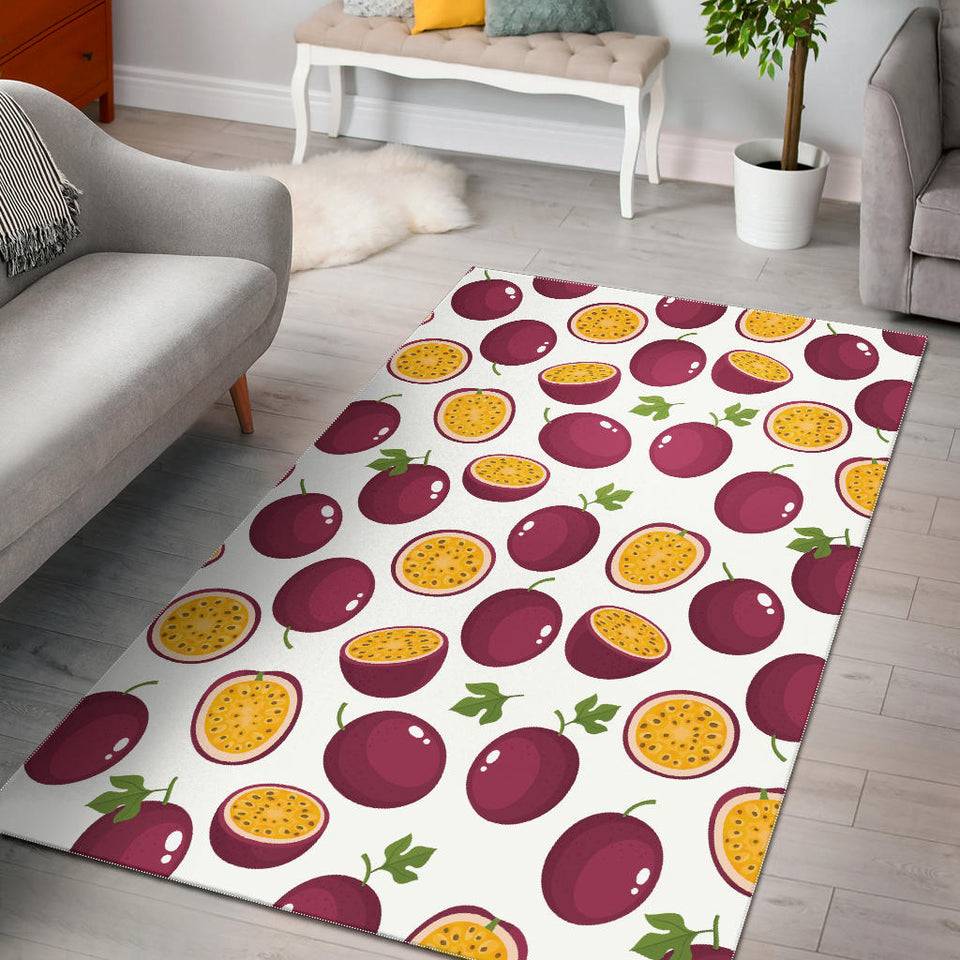 Passion Fruit Design Pattern Area Rug