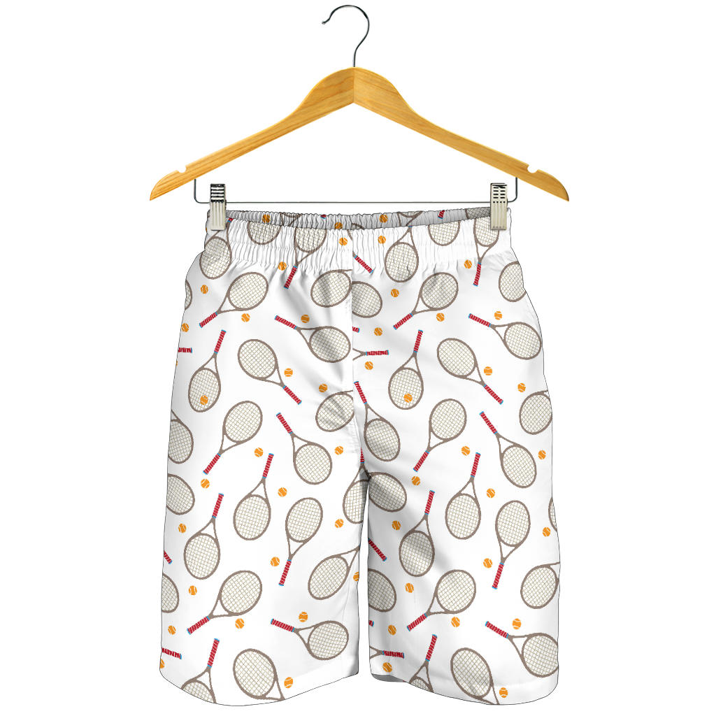 Tennis Pattern Print Design 04 Men Shorts