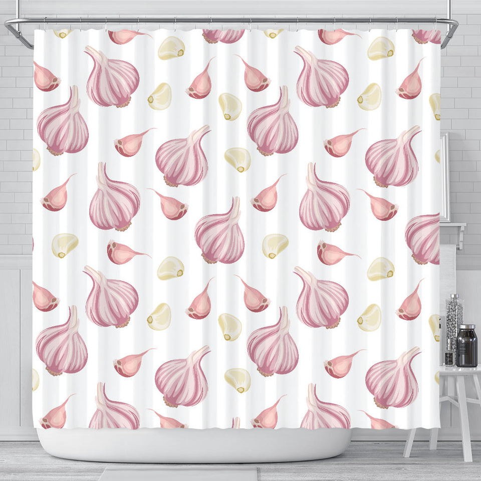 Garlic Pattern Shower Curtain Fulfilled In US