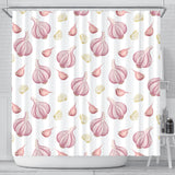 Garlic Pattern Shower Curtain Fulfilled In US