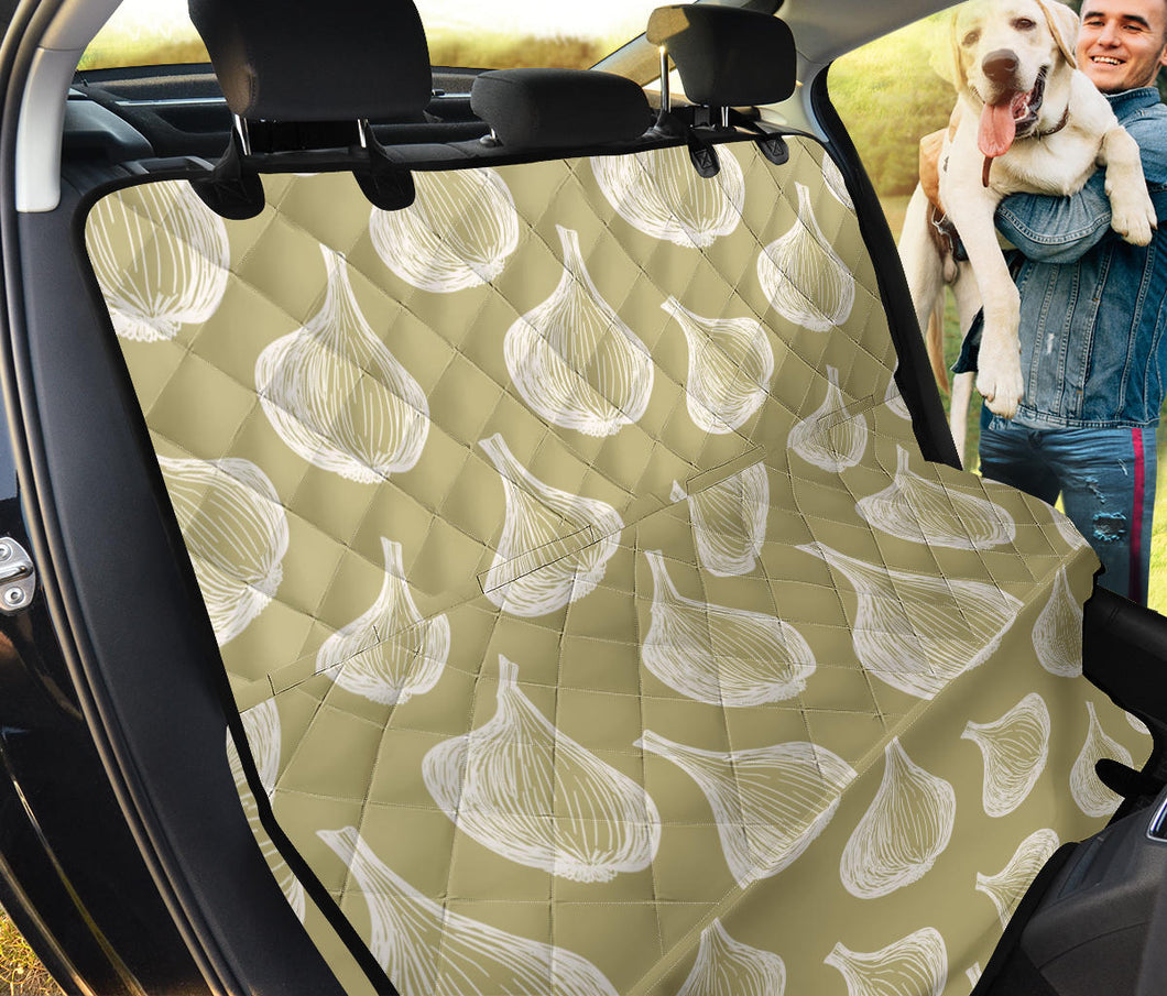 Garlic Design Pattern Dog Car Seat Covers