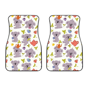 Cute Koalas Teapots Tea Front Car Mats