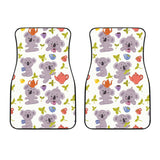 Cute Koalas Teapots Tea Front Car Mats