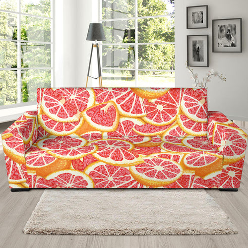 Tropical Grapefruit Pattern Sofa Slipcover