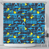 Shark Dangerous Shower Curtain Fulfilled In US