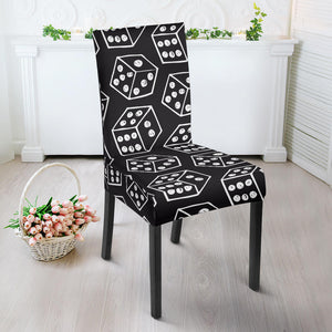 Dice Pattern Print Design 01 Dining Chair Slipcover