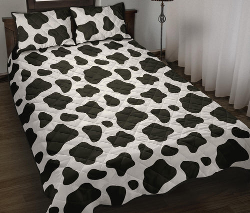 Cow skin pattern Quilt Bed Set