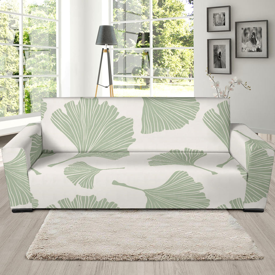 Ginkgo Leaves Pattern Sofa Slipcover