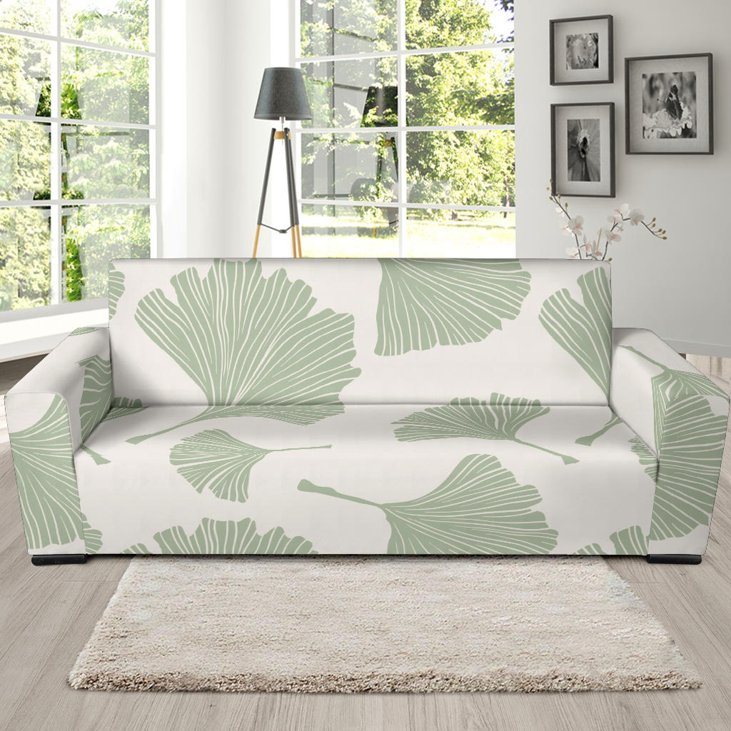 Ginkgo Leaves Pattern Sofa Slipcover