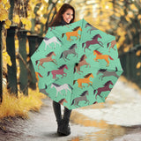 Colorful Horses Pattern Umbrella