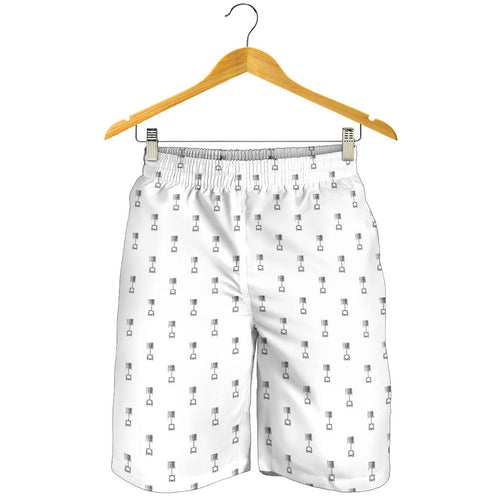 Engine Piston Background Pattern Print Design 01 Men Shorts