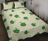 Broccoli pattern Quilt Bed Set