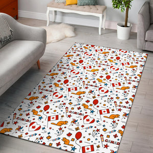Canada Pattern Print Design 03 Area Rug
