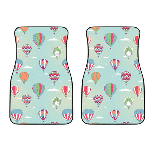 Hot Air Balloon Design Pattern Front Car Mats