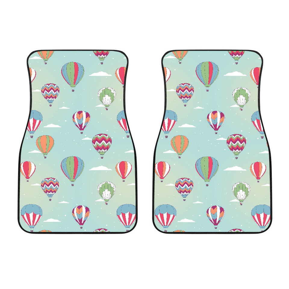 Hot Air Balloon Design Pattern Front Car Mats