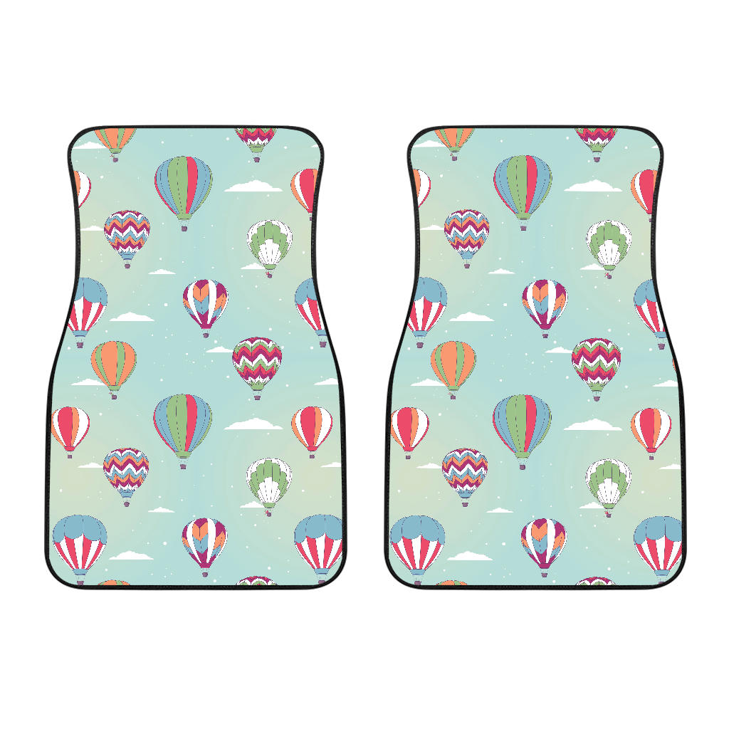 Hot Air Balloon Design Pattern Front Car Mats