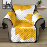 Cheese slice pattern Recliner Cover Protector