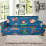 Darts Pattern Print Design 02 Sofa Slipcover