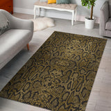 Snake Skin Pattern Area Rug