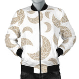 Cool Gold Moon Abstract Pattern Men'S Bomber Jacket