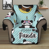 Cute baby panda pattern Recliner Cover Protector