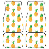 Pineapples Pattern Front And Back Car Mats