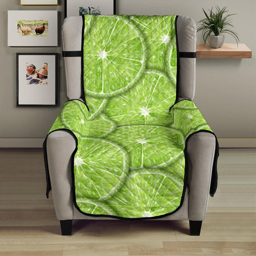 Slices of Lime pattern Chair Cover Protector