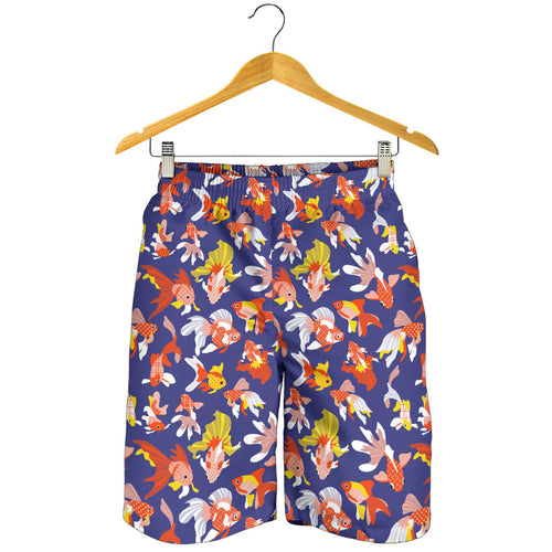 Goldfish Pattern Print Design 04 Men Shorts