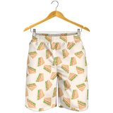 Sandwich Pattern Print Design 01 Men Shorts