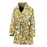 Popcorn Pattern Print Design 03 Women's Bathrobe