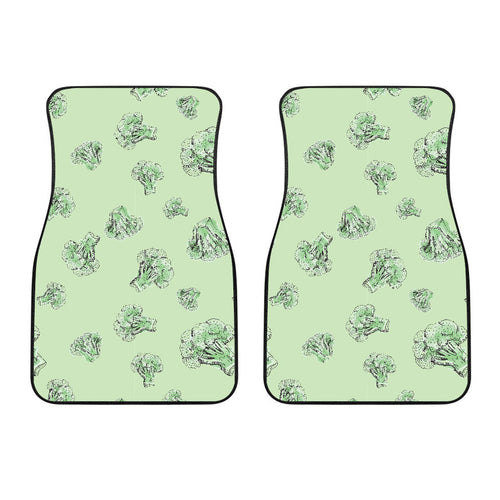 Broccoli Sketch Pattern  Front Car Mats