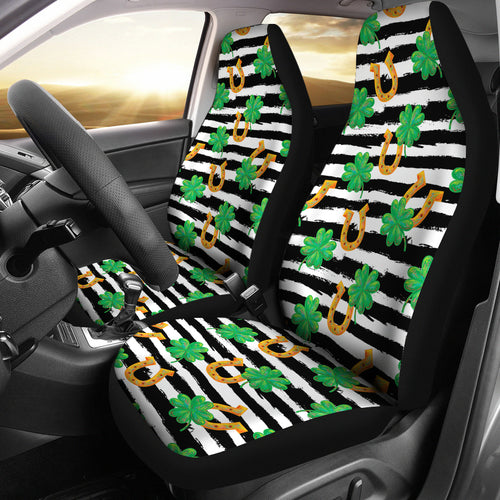 Horseshoes Pattern Print Design 01 Universal Fit Car Seat Covers