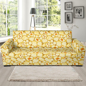 Popcorn Pattern Print Design 04  Sofa Slipcover
