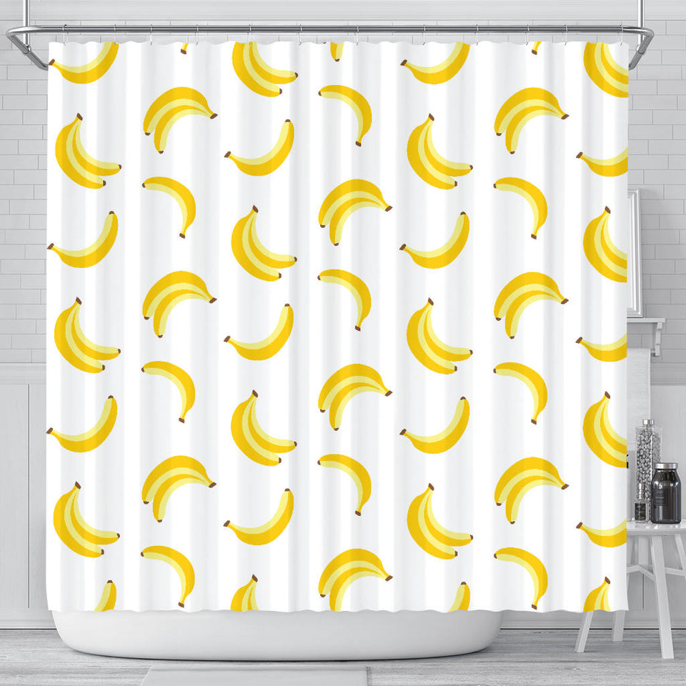 Banana Pattern Shower Curtain Fulfilled In US