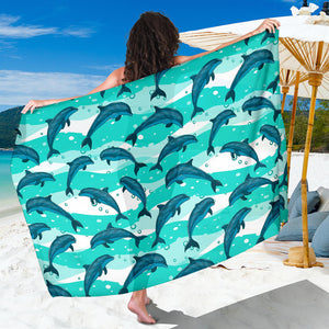 Dolphin Sea Pattern Sarong