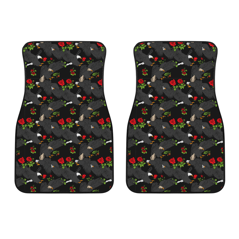 Eagle Pattern Print Design 04 Front Car Mats