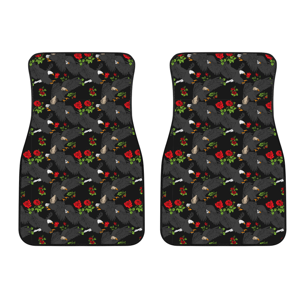 Eagle Pattern Print Design 04 Front Car Mats