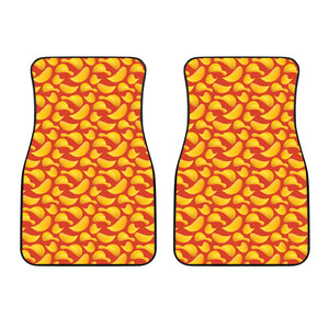 Potato Chips Pattern Print Design 05 Front Car Mats