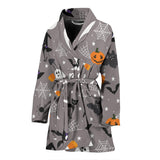 Halloween Design Pattern Women'S Bathrobe