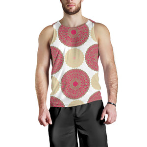 Circle indian pattern Men Tank Top