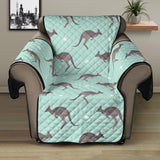 Kangaroo pattern background Recliner Cover Protector